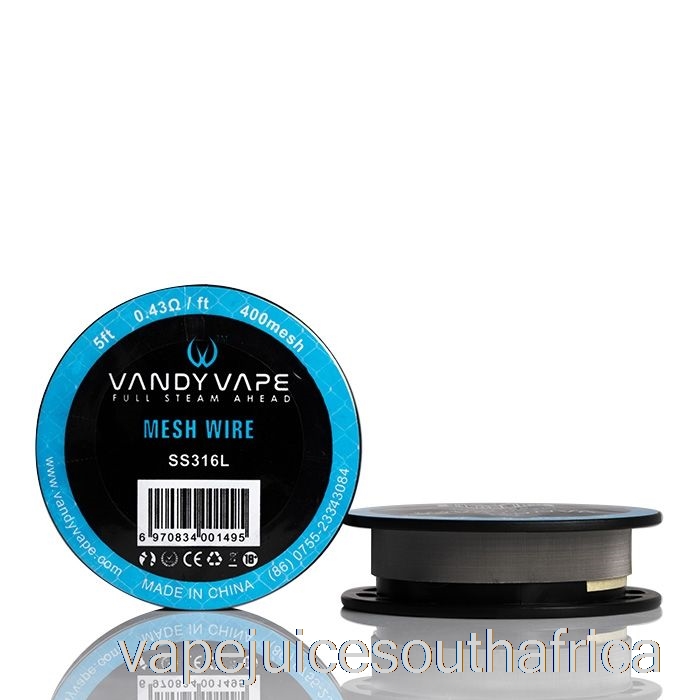 Vape Juice South Africa Vandy Vape Mesh Wire Spools - 5 Feet 0.43Ohm 400Mesh Ss316L